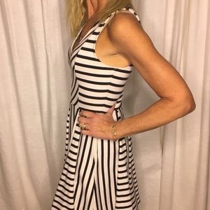 Striped Anthropologie dress